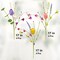Artificial Spring Flowers 12 Pack Spring Flower Stems 17 Inch Floral Picks with Pink Yellow Purple Tulips Wildflowers for Centerpieces Vases Floral Arrangements Summer Easter Decor